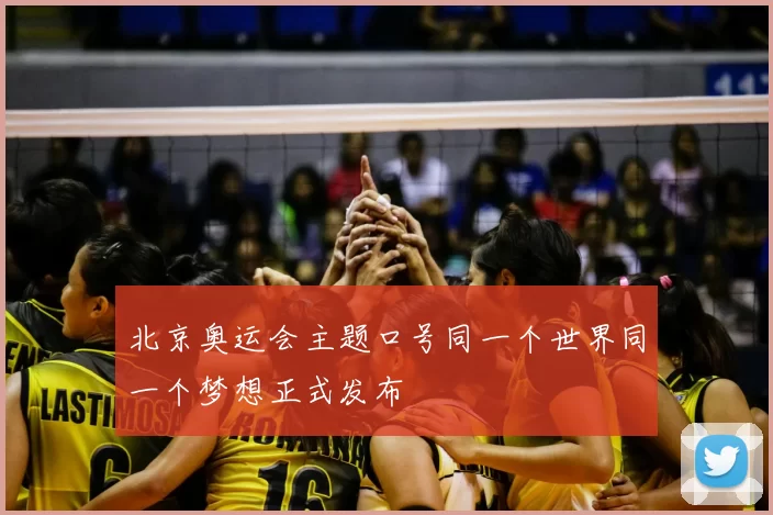 北京奥运会主题口号同一个世界同一个梦想正式发布